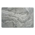 thumbnail image 1 of Long Bathroom Rug Runner 20x32 inch – Soft Microfiber Bath Mat in Modern Marble Design - Non-Slip & Machine-Washable Floor Rug for Shower & Tub, 1 of 5