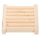 thumbnail image 1 of Ventana del obturador de la sala de sauna Práctica de madera Sauna Air Vent Grille (caqui), 1 of 8