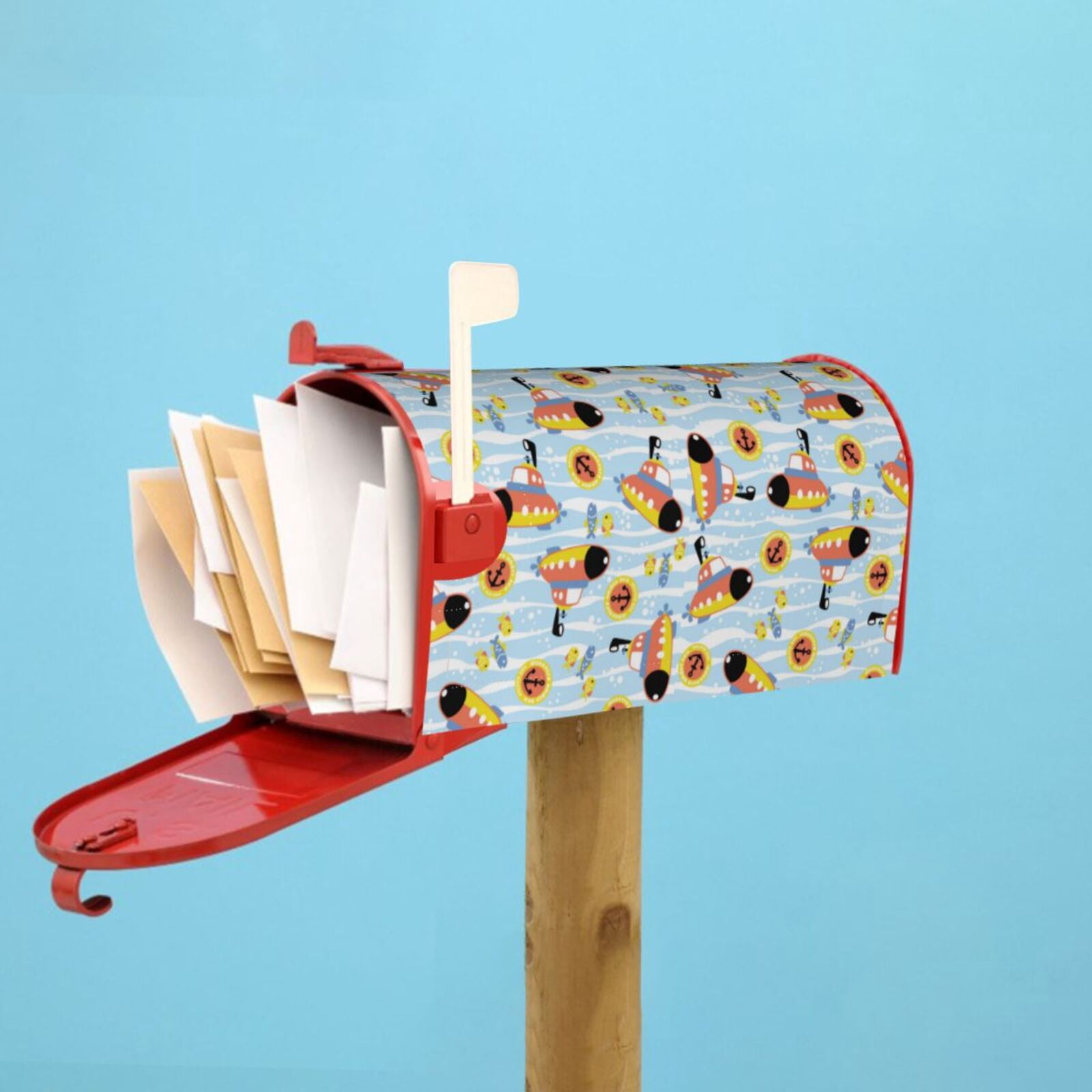 Kdxio Magnetic Mailbox Cover 21x18 in Mailbox Cover Outdoor Decoration Holiday Mailbox Covers for Home Garden Yard-21x18 in