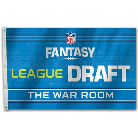 Fantasy Football League Draft Day Flag