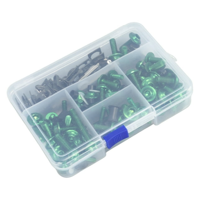Motorcycle Fairing KitAnodized 177PCS Motorcycle Fairing Kit Colorful M5 M6 Motorcycle Windscreen Screws Replacement For GSXR600 GSXR750