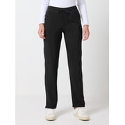 Scrubstar Performance Women’s Antimicrobial Drawstring Cargo Straight Leg Scrub Pant, Sizes XS–3XL