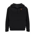 thumbnail image 6 of ZyeKqe Hoodies for Men Quarter Zip Lightweight Sweatshirts Fleece Lined Oversized Hooded Pullover with Pocket, 6 of 8