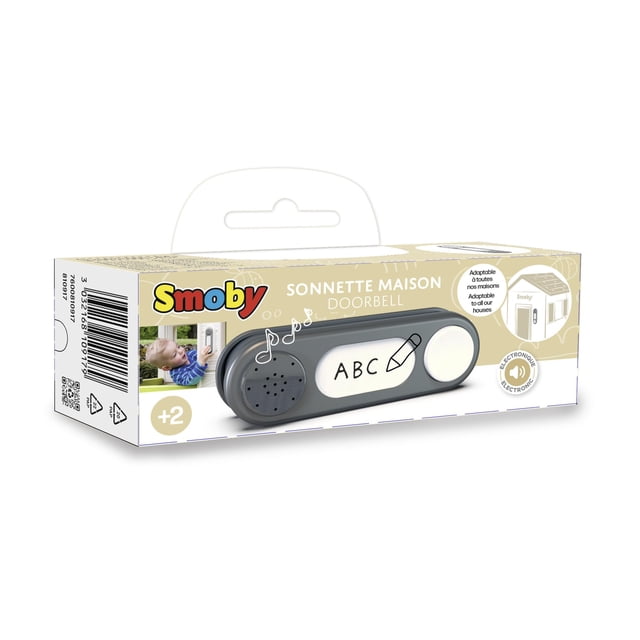 Timbre electrónico Smoby 810917, accesorio para exteriores y hogar, gris