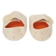 thumbnail image 5 of 2 protectores de talón transpirables para fascitis plantar, almohadillas de soporte para el talón, alivian el dolor, color piel S, 5 of 14