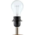 thumbnail image 3 of Livabliss Stella Diminuta Cottage Accent Table Lamp, 15-inch, Brown with White Shade, 3 of 5