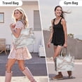 thumbnail image 6 of Large Capacity Tote Bag,Gray Rose Gold Marble Pattern Handbag Fashion Luxury Tote Bag,15.7"x13"x 5.1" Inches,Laptop Compatible, 6 of 6