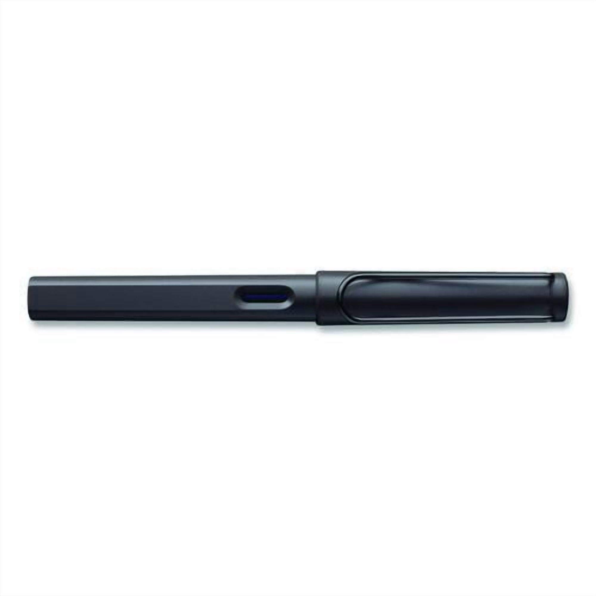 safari Fountain Pen, Medium Nib, Blue Ink, Charcoal Barrel | Bundle of 2