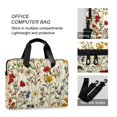 thumbnail image 4 of FORMRS 16" Laptop Bag Carrying Sleeve Case with Handle Travel Shoulder Briefcase, Beige Floral, 4 of 8