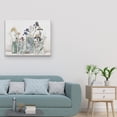 thumbnail image 2 of Masterpiece Art Gallery Irises In Vases Ivory By Lynnea Washburn Canvas Art Print 22" x 28", 2 of 4