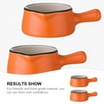 thumbnail image 3 of Orange Ecofriendly Synthetic Sauce Dishes for Kitchen with Stable Bottom and Smooth Surface 2 pcs, 3 of 9