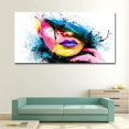 thumbnail image 3 of Modern Canvas Art Abstract Girl Wall Pictures Living Room Modular Print and Posters Home Decor, 3 of 6