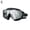 Black plating, variant on Professional Silicone Swim Goggles Anti Fog Waterproof Large Frame Wide Vision Electroplate Gradient Design for Men Women