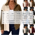 thumbnail image 3 of PFRNLFNo Boundaries Womens Corduroy Button Down Shirts Fall Loose Casual Long Sleeve Tops, 3 of 8