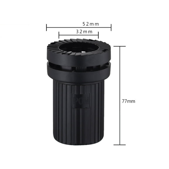 Anti-Loosen Basin Faucet Nut | Plastic Faucet Base Fixing Seat | 5.5x5.5x7.7cm | Easy Installation & Removal | Vibration-Resistant Design | Sink Stabilizer