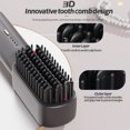 thumbnail image 4 of Fer à Lisser Portable Rechargeable par USB, Boucles, Lisse, Double Usage, Peigne Lissant pour Cheveux, 4 of 9