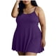 thumbnail image 1 of Moda de Tamaño Más Casual Cuello Redondo Correa Ajustable Vestido de Noche sin Mangas para las Mujeres, Ropa de Salón Suave de Tamaño Más para el Verano, 1 of 6