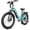 Green, variant on Hopepeak C30 Electric Bike for Adults,750W Motor, 28 MPH Max Electric Urban Bike, 48V 15.6Ah Removable Battery, 24" Fat Tire EBike with 7-Speed,Blue