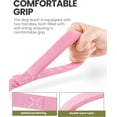 thumbnail image 6 of OutdoorMaster Bungee Dog Leash, Heavy Duty Dog Leash with Shock Absorption, 2 Padded Handles Training Leash, Improved Dog Safety and Comfort - Pink Upgraded, 6 FT, 6 of 7