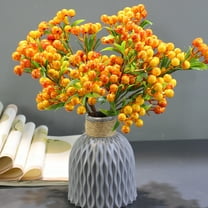 Yyuenw 13.8 Inch Christmas Berries Bunches, Artificial Red Berry Stems, Burgundy Berry Stems, Berry Spray Picks, Xmas Fake Holly Berries Flower for DIY Xmas Wreath, Christmas Tree Home Decor