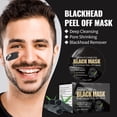thumbnail image 4 of Pisexur Belleza Maquillaje Mascarilla facial despegable para eliminar puntos negros, mascarilla de carbón para hombres, mascarilla facial purificante y de limpieza profundapara mujeres y hombres, 4 of 9