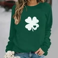thumbnail image 3 of Posijego Womens St Patricks Day Sweatshirts Spring Clothes Crew Neck Casual Long Sleeve Printed Pullover Tops, 3 of 6