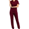 thumbnail image 4 of Conjunto de uniformes de enfermería Yinane Uniforme de enfermera rojo m, 4 of 8