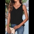 thumbnail image 3 of Chaleco Sin Mangas con Cuello en V para Mujer, Color Negro, Talla L, 3 of 4