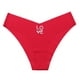 thumbnail image 2 of Gibobby Lencería sexy para mujer Día de San Valentín Calzoncillos Patchwork Color Ropa interior Bragas Bikini Sólido Calzoncillos para mujer Bragas Regalo para mujer 1 pi(Rojo, XL), 2 of 5