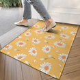 thumbnail image 4 of Yellow Daisy Flower Pattern Door Rugs,Washable Non Slip Door Mats Indoor,Decorative Door Mats,Entry Mat Indoor for Entrance,Bedroom,Kitchen,Bathroom,17"x30", 4 of 6