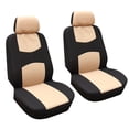 thumbnail image 1 of Cover Front  Cover Car Interior Accessory 4Pcs Universal Car Front  Protective Cover Set Interior Decoration For All SeasonsBeigeBlack, 1 of 8