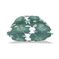 thumbnail image 4 of Rabbits Dancing Hula-hula Leaves Throw Pillow Covers Pillowcases 20 x 20 Inch Home Decor 2 Packs for Bedroom Sofa, 4 of 6