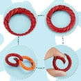 thumbnail image 4 of 20Pcs 10 Colors Zinc Alloy Spring Gate Rings Twisted Round Ring Mixed Color 28.5x5mm 2pcs/color, 4 of 6