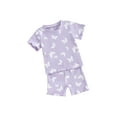thumbnail image 2 of Elippeo Toddler Girls Summer Shorts Sets 6 12 18 24 Months 3 4 Years Short Sleeve Floral/Butterfly Print Tops Shorts Sets, 2 of 10