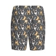 thumbnail image 2 of Lsque Bulldog Print Mens Sleep Pajama Shorts,Short Pajama Pants, Cotton Ultra-Soft Knit-3X-Large, 2 of 9