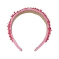 thumbnail image 4 of Accesorios Únicos 1 Pc Exquisita Diadema Floral Fresca Rojo Rosa, 4 of 6