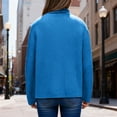 thumbnail image 4 of Gytharion Women's Turtleneck Sweaters Regular Solid Color Long Sleeve High Neck Knit Pullovers with Ribbed Cuffs Classic Jumper Tops, 4 of 8