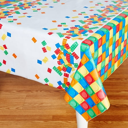 - Building Block Party Plastic Tablecover