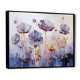 thumbnail image 2 of Designart "Purple Botanical Charm IV" Abstract Botanicals Floater Framed Wall Decor, 2 of 7