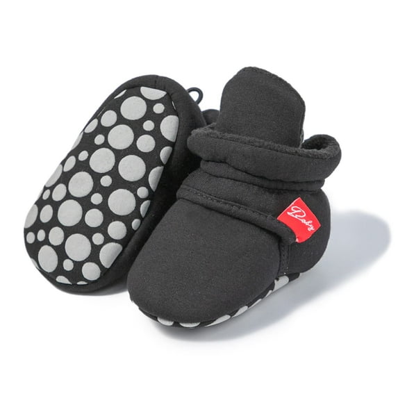 RVROVIC Baby Boys Girls Cozy Fleece Booties Warm Winter Socks