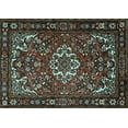 thumbnail image 1 of Ahgly Company Indoor Rectangle Persian Light Blue Traditional Area Rugs, 8' x 12', 1 of 4