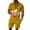 Yellow, variant on Vedolay Matching Short Sets Men's 2 Piece Outfits Color Block Short Sleeve T Shirt and Shorts Set with Pockets,Yellow M