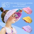 thumbnail image 6 of Sun Visor Headband Wide Brim Sun Hat Beach Sports Play Summer Parent-Child Sun-Protection Cap, 6 of 8