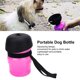 thumbnail image 5 of Yajisi Botella de Agua Portátil para Perros y Mascotas Antiderrame Rosa 18 cm / 7 inches, 5 of 9