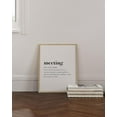 thumbnail image 6 of HAUS AND HUES Home Office Wall Decor - Funny Wall Art for Office Cubicle Wall Decor, Funny Office Decorations for Work, Funny Cubicle Decor, Wall Sayings for Office Meeting (Framed Beige, 16x20), 6 of 6
