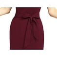 thumbnail image 5 of Dressystar Women Retro 1950s Style Casual Dress Wrap Business Cocktail Formal Pencil Dress, 5 of 7