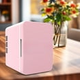 thumbnail image 1 of Cqxid Storage Containers Clearance Mini Fridge 6 Liter/8 Cans For Bedroom Dorm & Car Personal Small Refrigerator For Makeup Beverage Drinks Portable Thermoelectric Cooler & Warmer Glass Door, 1 of 8