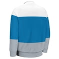 thumbnail image 6 of Gray Blue And White Stripes Baseball Jersey Fashion Ribbed Sleeve Man Women's Jacket Motion Tops XXS-6XL, 6 of 7