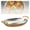 Gold, variant on Paella pan made of stainless steel, with double handle, non-stick omelette pan for grill, gas stove, electric stove and induction