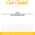 thumbnail image 6 of CUB CADET 742-05458-5183 High Lift Blade 18.5" 4-PACK, 6 of 9